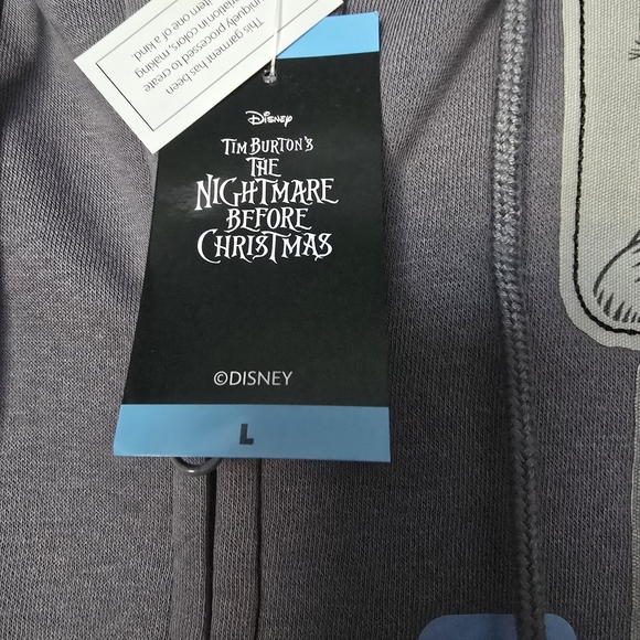 Disney Gray Womens Jacket - The Nightmare Before Christmas Design - Picture 10 of 10